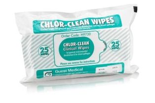 chlor clean wipes 2 min